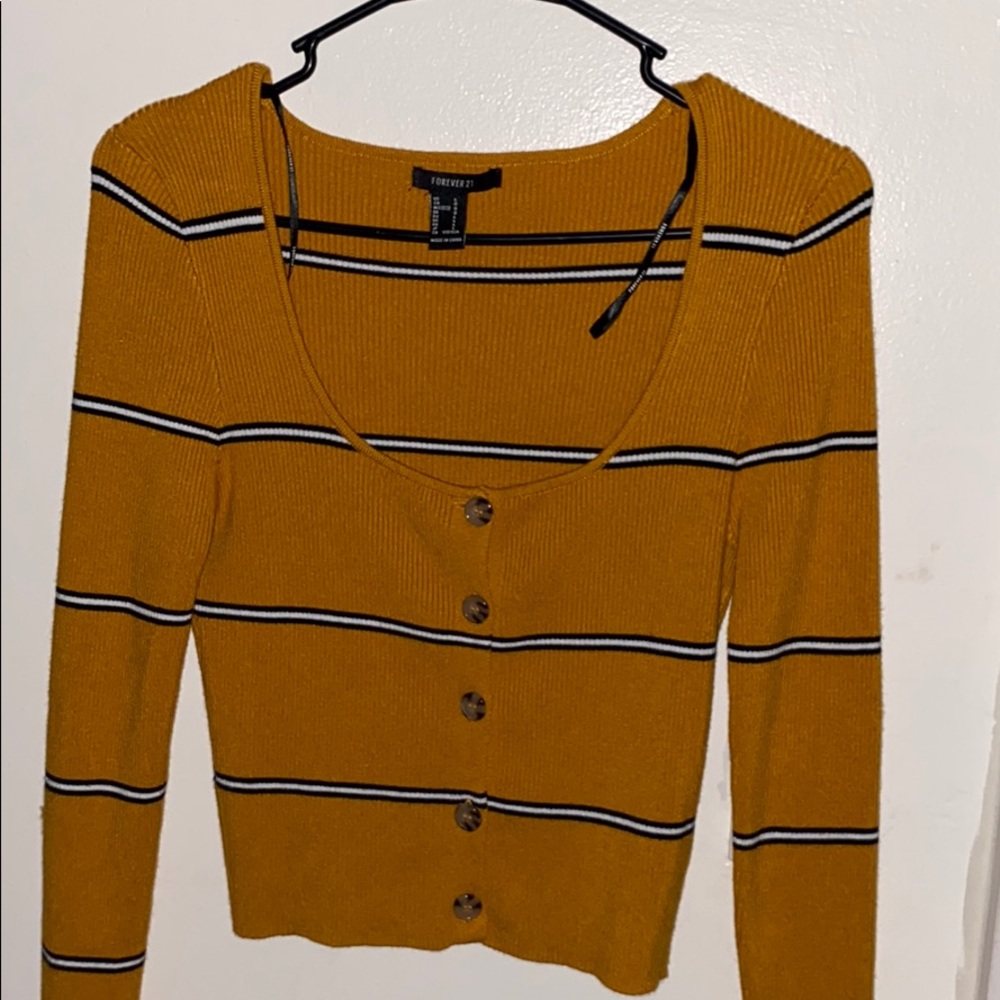 Forever 21 Long sleeve Button Up Top